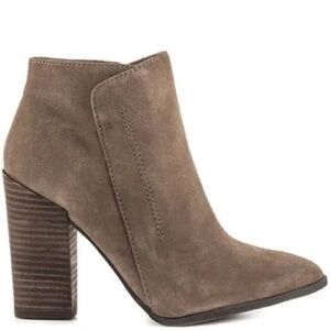 GUESS Hardey Suede‎ Booties with Block Heel